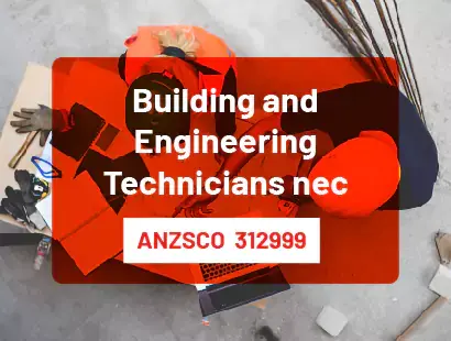 building and engineering technicians nec